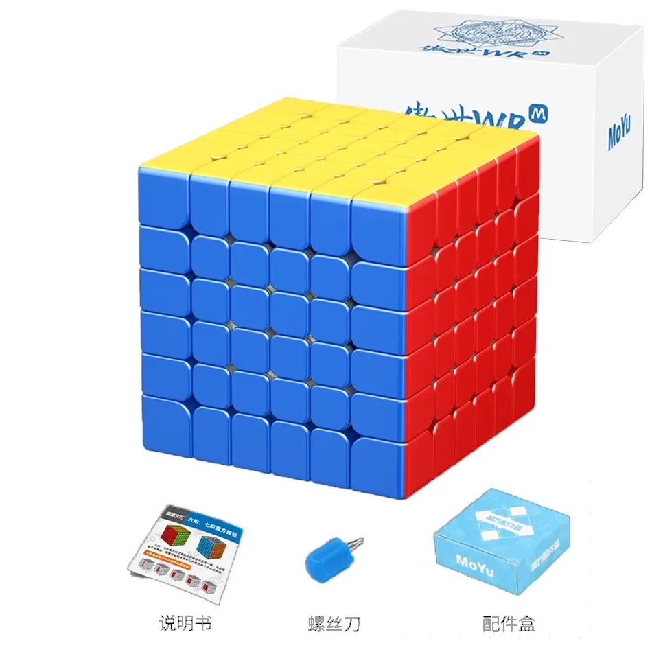 [Picube] MoYu AoShi WRM 6X6 แม่เหล็ก 6X6X6 Magic Speed Cube Stickerless Professional Fidget ของเล่น AoShi WR M Cubo Magico ปริศนา