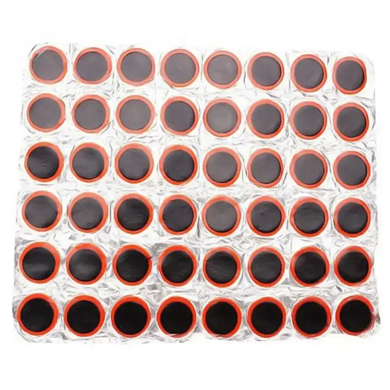 48/96 peças remendos de reparo de punção de borracha para pneus de bicicleta-kit de remendo de tubo de pneu sem cola para reparos de tubo interno