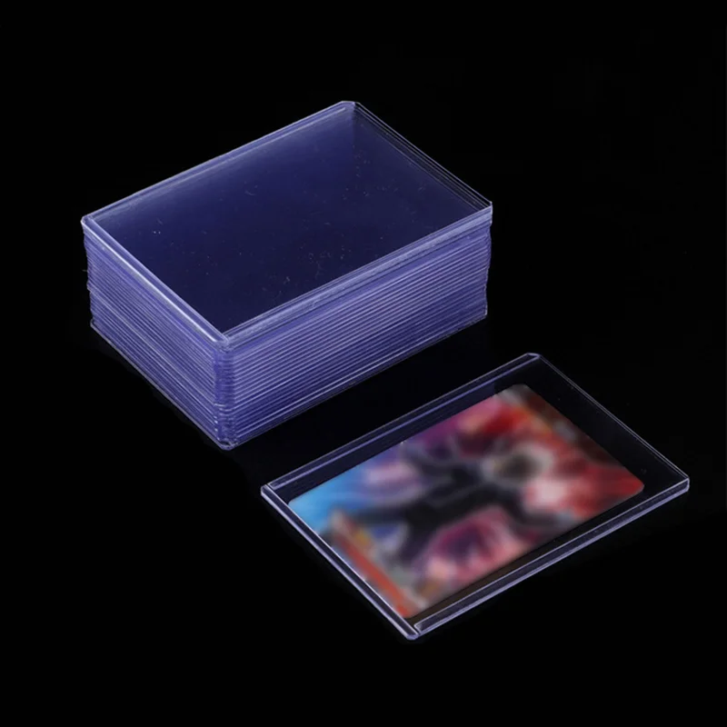 35PT Top Loader Clear ป้องกัน Trading Card Topload ผู้ถือ Hard พลาสติกการ์ดสําหรับเบสบอลการ์ดกีฬาการ์ด
