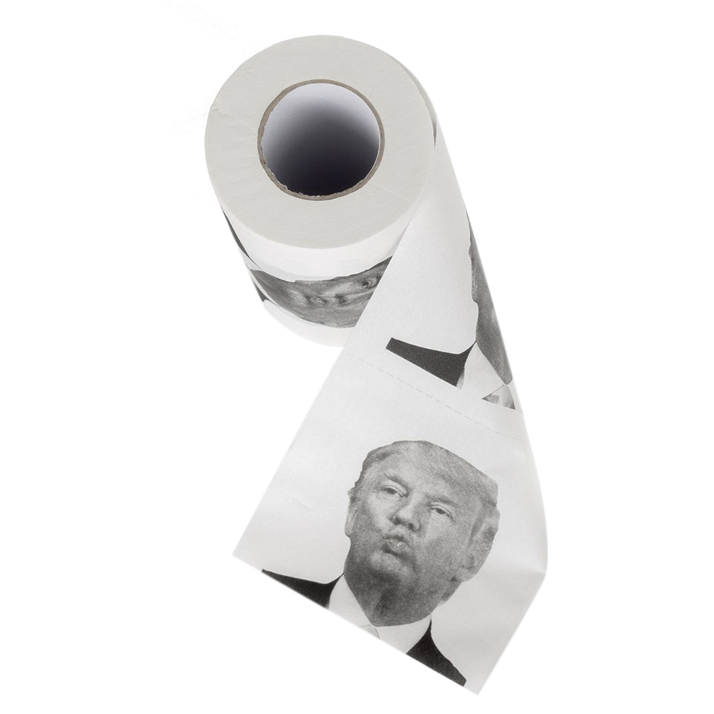 Toiletily Paper Creative Printed Toiletily Paper Pure Wood Pulp Non-fading No Scaling Nontoxic Flexibility Bathroom Accessories