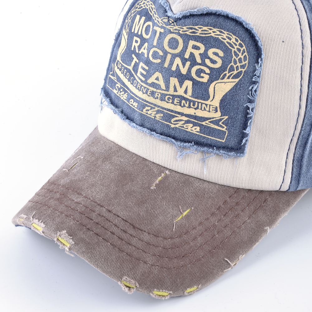 남자와 여자를위한 빈티지 씻어 코 튼 야구 모자 편지 패치와 패션 Snapback 야구 모자 남여 힙합 모자