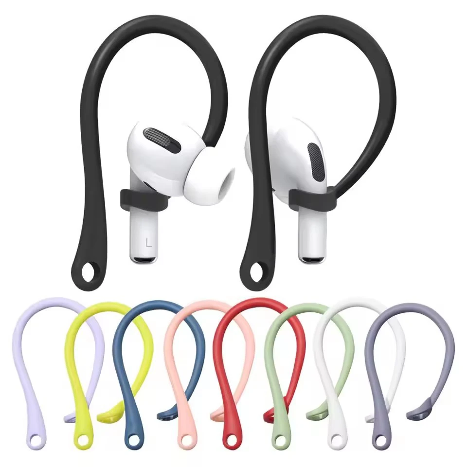 Crochet d'oreille en Silicone pour écouteurs Bluetooth, pour Airpods 1/2 Pro, Clip à boucle, crochet d'oreille de remplacement, accessoires pour écouteurs