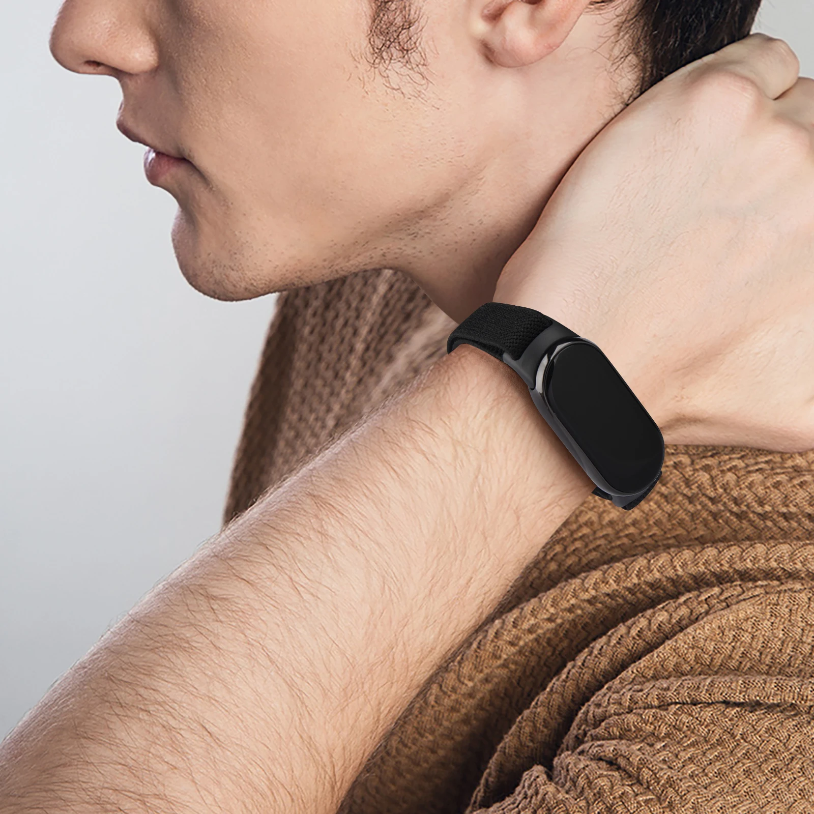 Nylon Loop Strap For Xiaomi Smart Band 9 8 Watchband Replacement NFC Elastic Wristband for Xiaomi Smart Band 9 8 Correa Bracelet