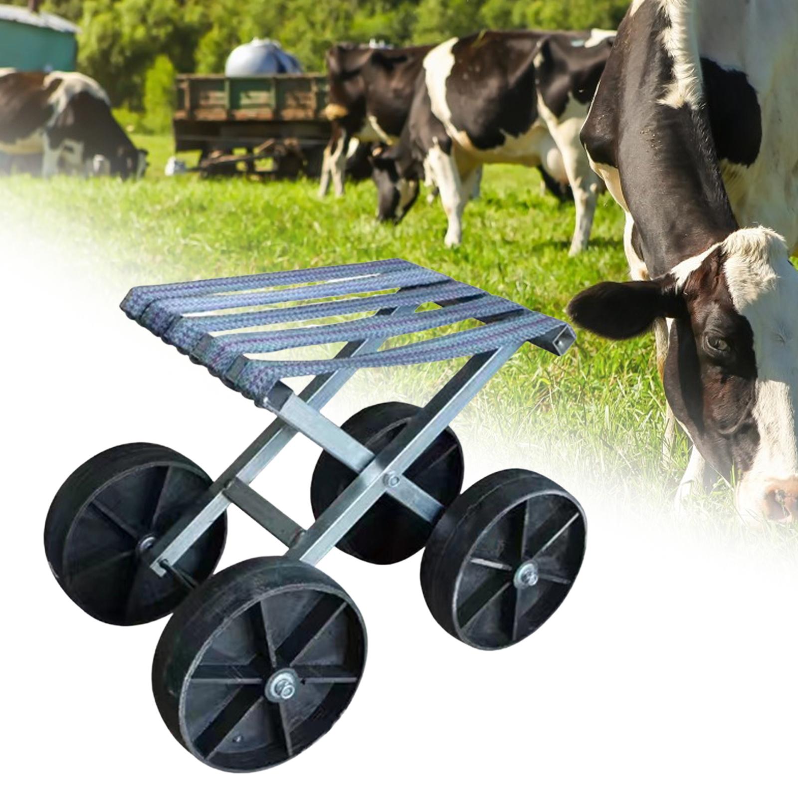 Gardening Stool Gardeners Work Seat with Wheels Farm Work Lightweight Small Chair Farm Work Stool for Planting House Cleaning