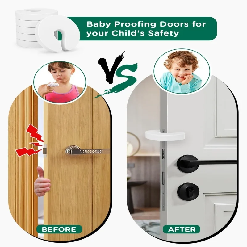 6 個ドアフィンガーピンチガードベビープルーフドアスラムストッパーエクストラソフトフォームプロテクター子供の安全ベビー安全指保護