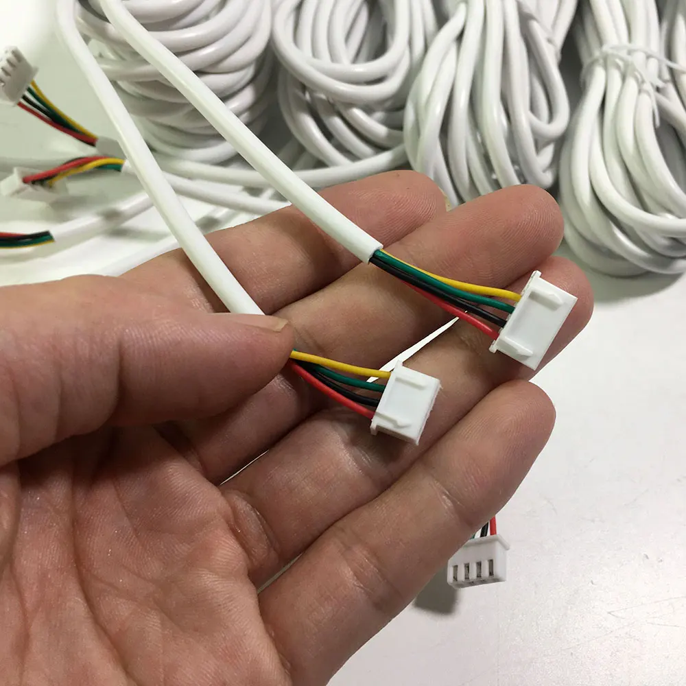 4 Dây Đồng Dòng Cho Video Liên Lạc Nội Bộ Màu Chuông Cửa Màn Hình Chuông Cửa Có Dây Liên Lạc Nội Bộ Cáp