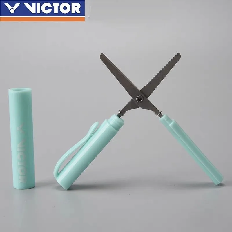 VICTOR Real Badminton Beating Line Schere sind leicht, kompakt, tragbar, Minischere, Schreibwarenschere, Stifte