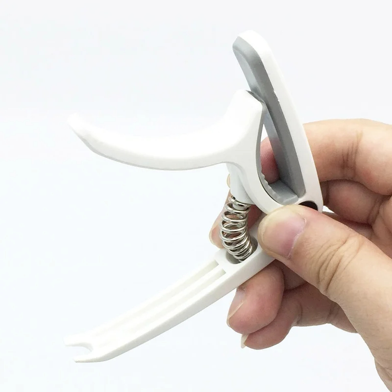 Capo de guitarra de plástico para 6 cordas acústica clássico guitarra elétrica tuning braçadeira instrumento musical acessórios guitarra elétrica