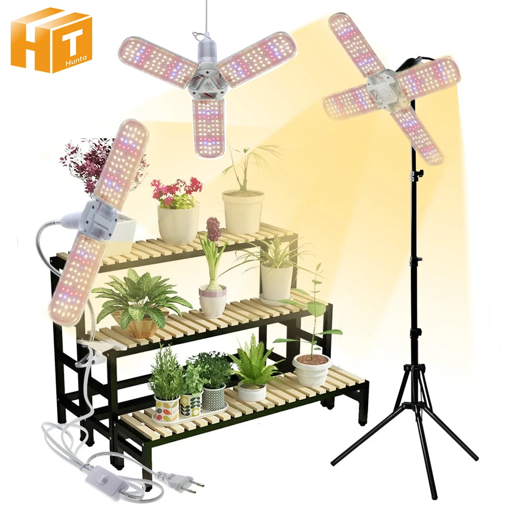 Pełne spektrum Floding zestaw oświetlenia do uprawy roślin do warzyw hydroponicznych 24W 36W 48W SMD2835 do roślin kwitnących IP65