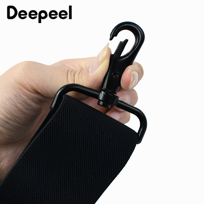 DeePull-男性用幅のストレッチストラップ,ジョックストラップ,大人用サスペンダー,4つのクリップフック,スカート,ジーンズアクセサリー,5x120cm