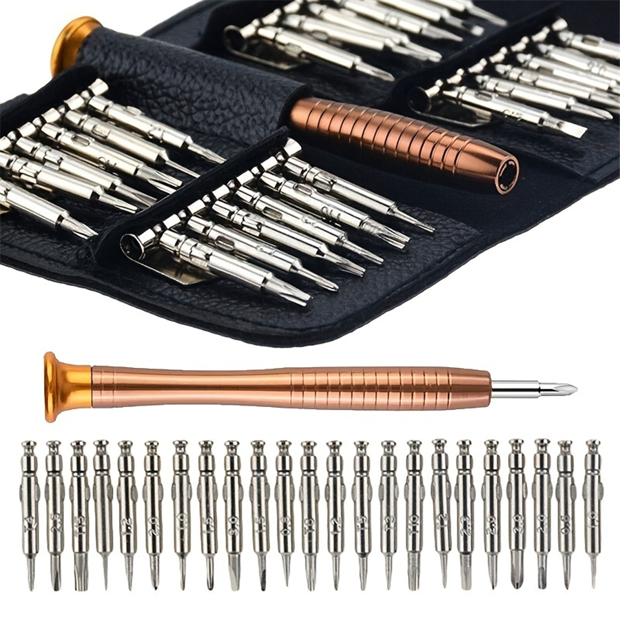 1Set 25 in 1 Multifunktionale Demontage Werkzeug Schraubendreher-set Torx Präzision Schraubendreher Für Gerät Telefone Tablet PC DIY