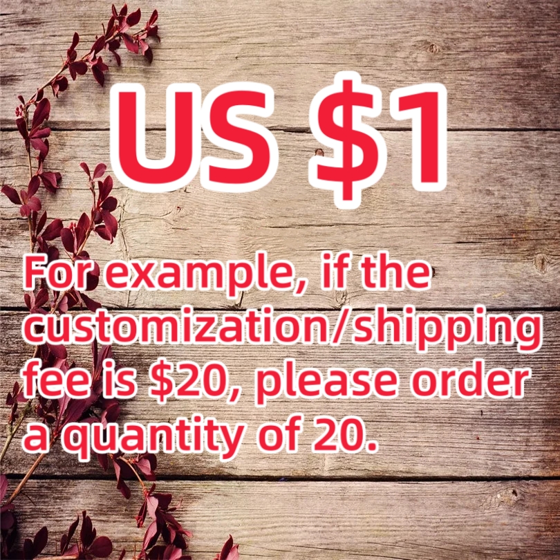 Extra fee(Extra shipping cost or Extra custom fee)