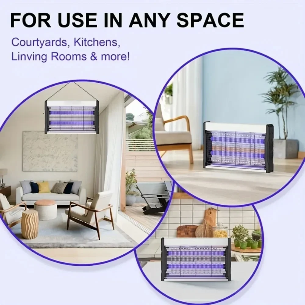 Electric Shock Mosquito Killer Lamp Fly Trap Insect Killer Repellent Bedroom Outdoor Anti Mosquito Trap