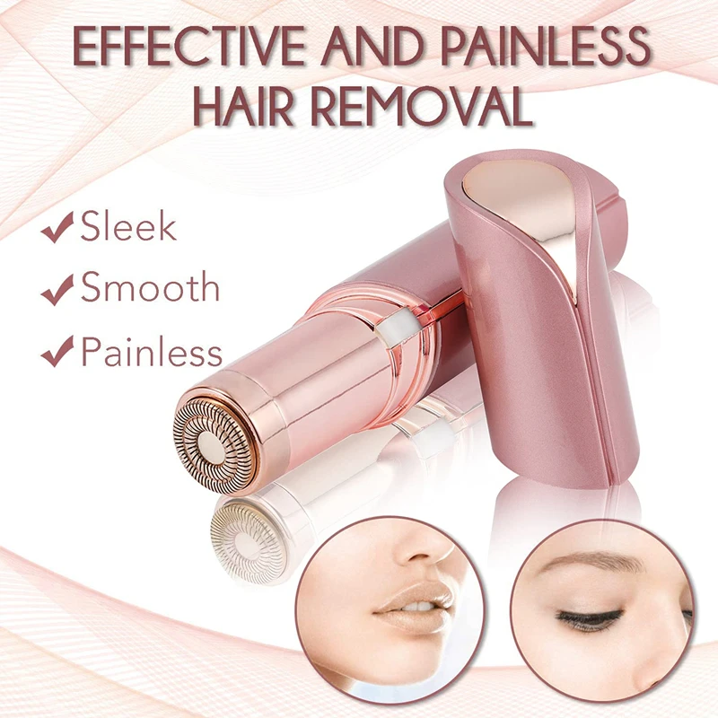 Epilatore per la rimozione dei capelli delle donne depilazione del viso rasoio per rossetto rasoio elettrico per sopracciglia Mini rasoio epilatore strumento per la depilazione