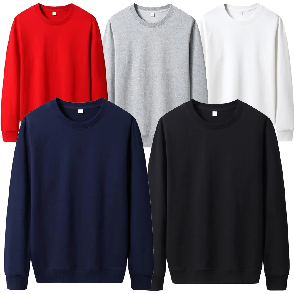 Sudadera con capucha informal para hombre, sudadera de Color sólido, moda de invierno y otoño, sudaderas informales, jersey de lana, ropa de calle