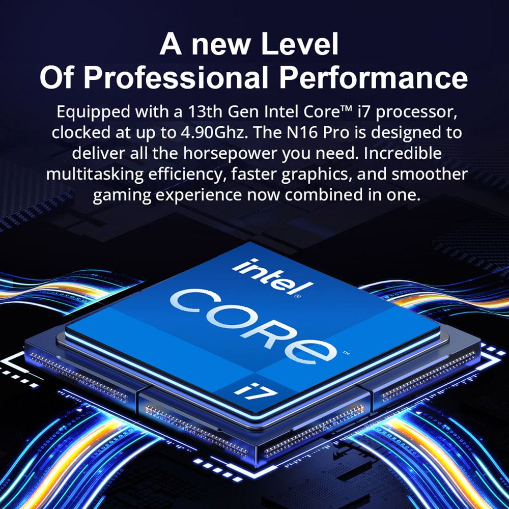Ninkear n16 pro Laptop, 16 ''2560*1600 ips Bildschirm 165hz Bild wiederhol frequenz, Intel Core i7-13620H 10 Kerne max. 4,9 GHz, 32GB RAM 1TB SSD