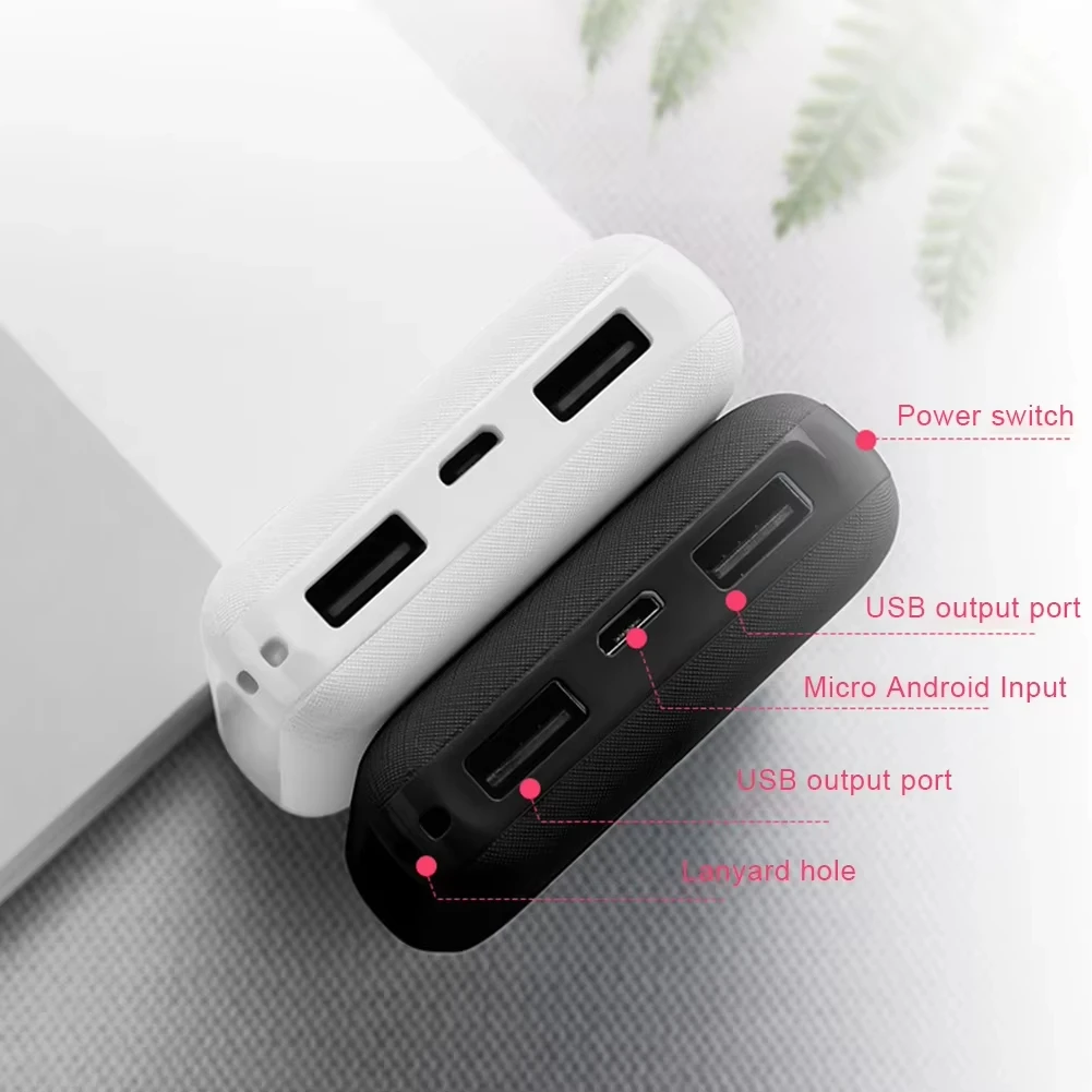 Портативное мини-зарядное устройство 20000 мАч, USB-зарядка, внешний аккумулятор для подогрева, жилета, куртки, шарфа, носков, перчаток