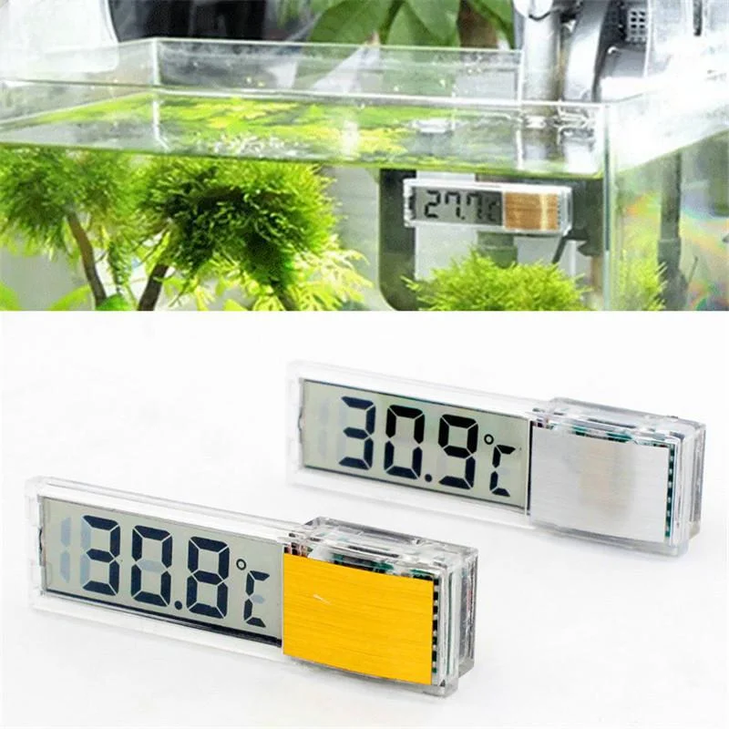 Therye.com-Mesureur électronique LCD numérique de la température des poissons, accessoires pour aquarium, 1 pièce