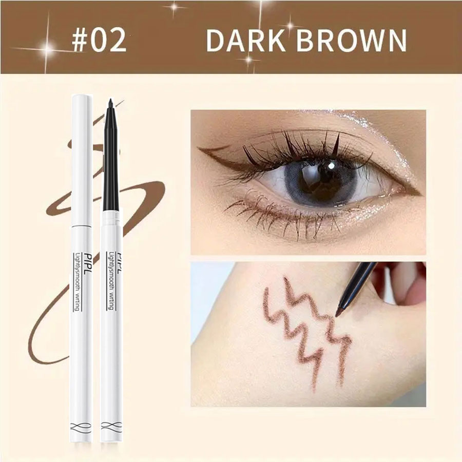 Waterdrop Silky Inner Eyeliner Gel Pen BLACK/BROWN Waterproof Eyelid Under Crease Pen Eyeshadow Eyebrow Pencil