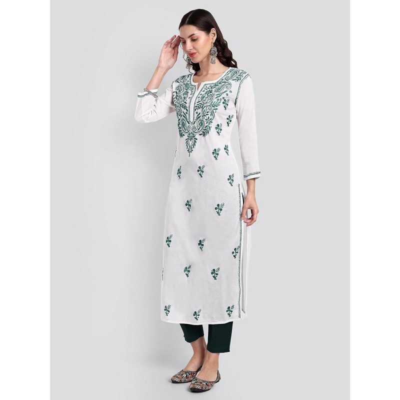 Kleid Damen Freizeitkleid Langarm Gerade Lässig Ethnische Blume Mandarin V-Ausschnitt Rund Normale Größe 3D-Design Geeignet