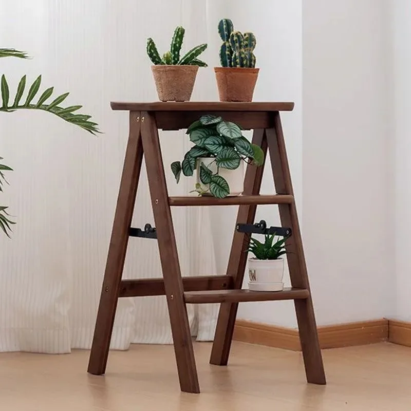 Multi Functional Folding Thick and Thick Ladder Stool Household Climbing Ladder Portable Bar Stool Climbing Safety Ladder Chair