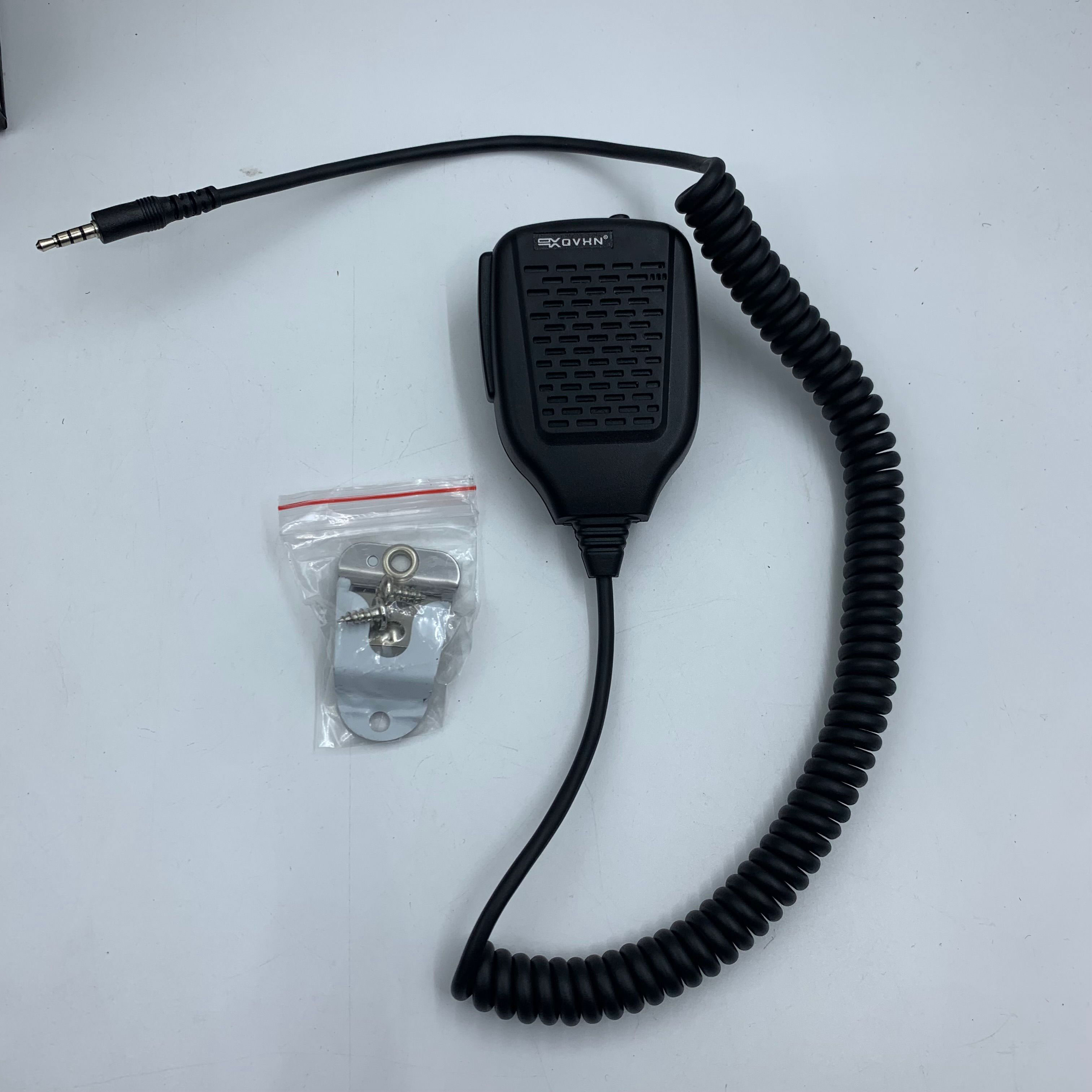 3.5mm Jack Plug  PTT Handheld and Shoulder Speaker  Microphone for zello radio