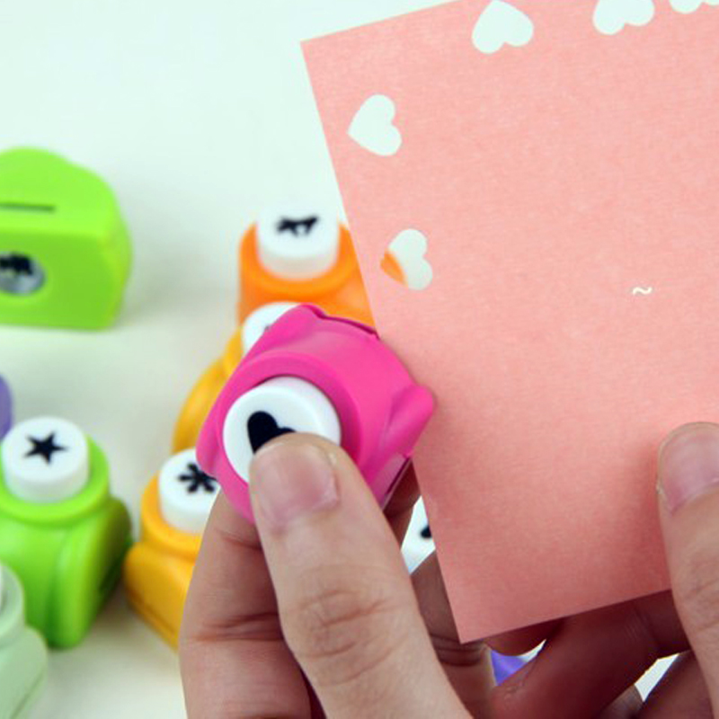Mini Plakboek Ponsen Handgemaakte Cutter Card Craft Calico Printing Diy Bloem Papier Ambachtelijke Punch Perforator Vorm