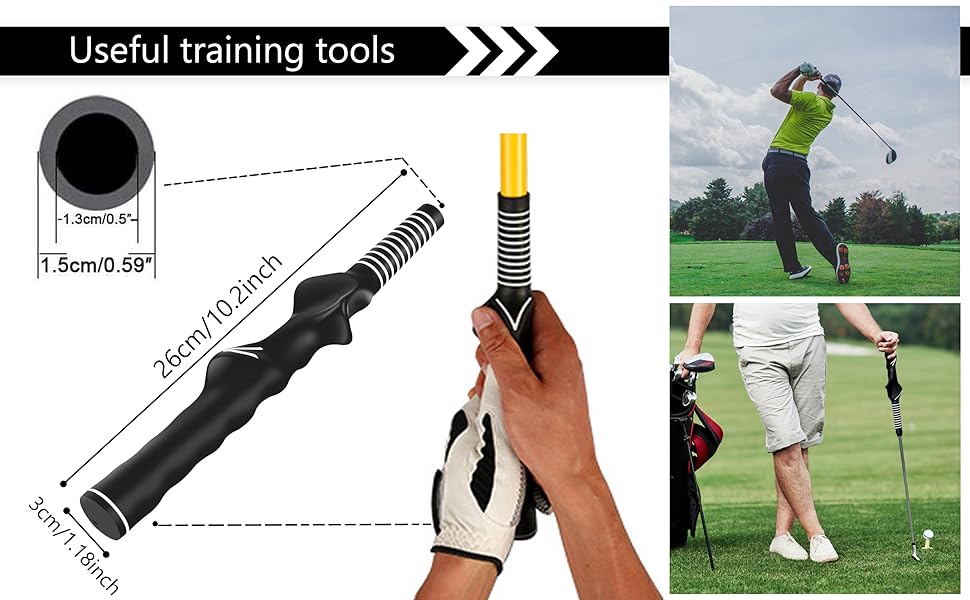 Golf Hand Position Grip Trainer - Right-Handed, Hand Position Training Aid, Golf Training Aid, Golf Practice and Grip Mastery -
