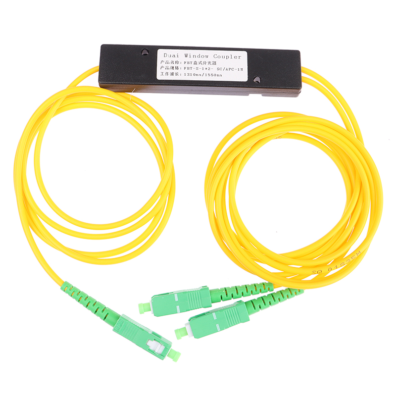 1x2 FTTH Fiber Optic Splitter 1 Point 2 Fiber Optic Splitter Box Tapered 1 To 2 Splitter Box SC/APC Computer Accessories