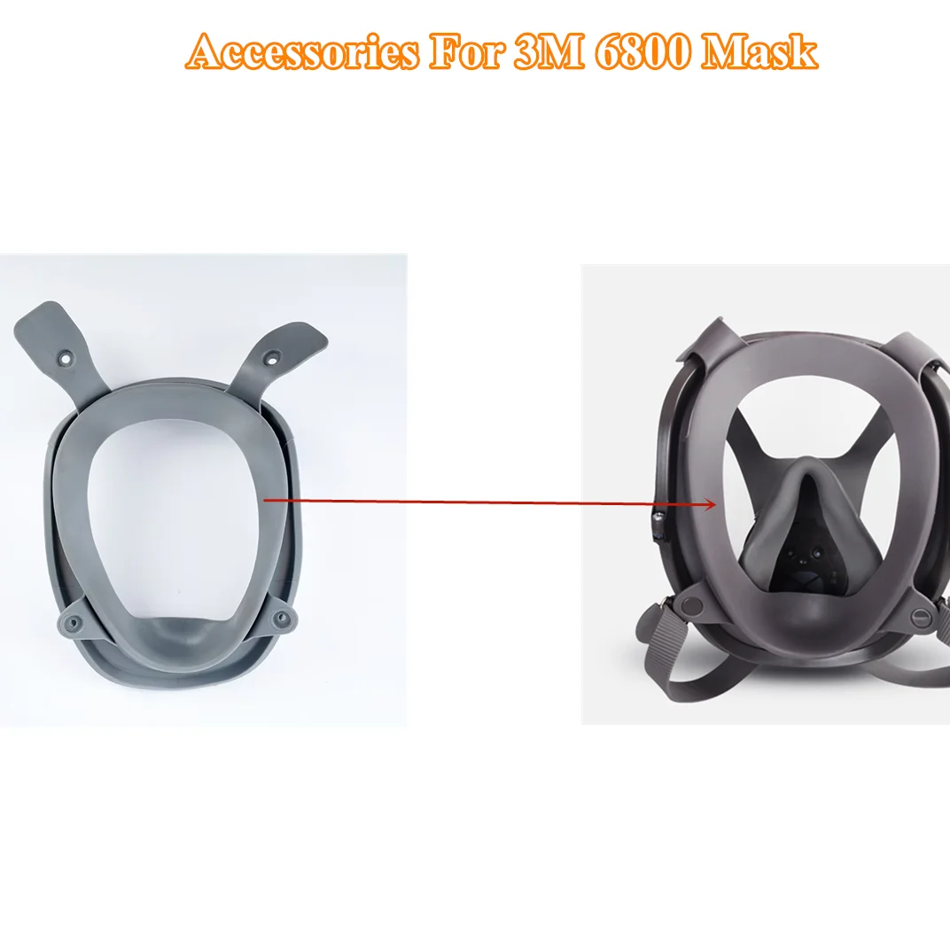 Màn Hình Gốc/Dây Đeo Đầu Cho 3M 6800/Mặt Nạ Nguyên Mặt Hóa Học Mặt Nạ Phòng Độc PC HD Chống sương Mù Có Thể Rửa Được