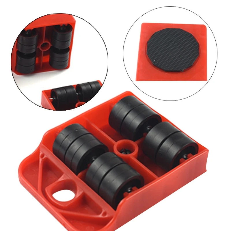 chuyển Đồ nội thất Dụng cụ vận chuyển Cần số Bánh xe chuyển Thanh trượt Loại bỏ Con lăn nặng