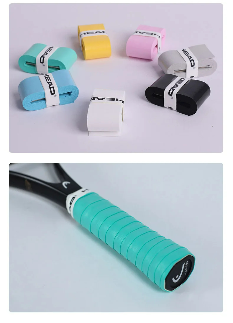 12 stks HOOFD Overgrips Zweetband Tennisracket Hand Rubber Antislip Rubberen Racket Handvat Riem Zweetabsorberend Slijtvast