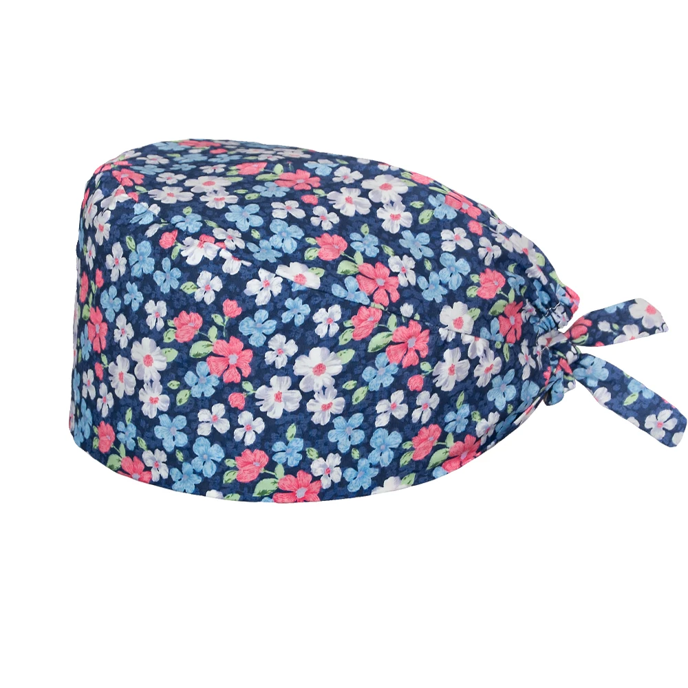 Gorros de algodón, accesorios de enfermería, gorros quirurgico, gorro de trabajo de laboratorio de belleza, gorro exfoliante