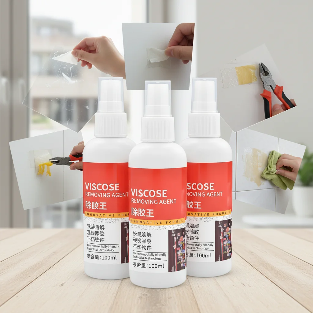 Removedor de cola multiuso 300ml, agente de limpeza adesivo forte para adesivo de carro, etiqueta de parede, fita, resíduos, líquido de degomagem