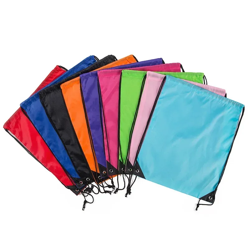 여행 야외 스포츠 접이식 배낭 가방 휴대용 방수 수영 해변 캠핑 Drawstring 배낭 일일 나일론 가방