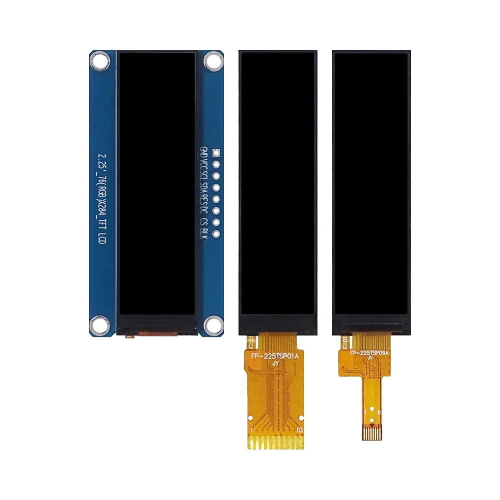 2.25 inch TFT LCD display screen LCD screen 76x284 long strip screen ST7789 driver serial port screen color screen