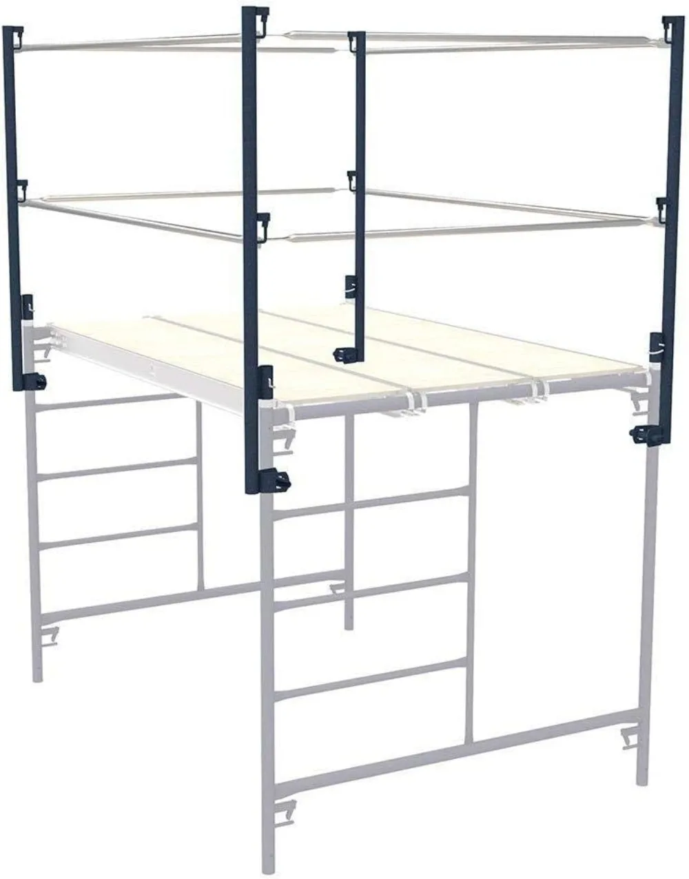 5ft.W x 7ft.D Scaffold Guardrail System - Model Number M-MG507K