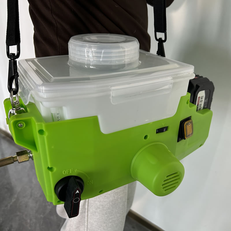 1.7L Airless Backpack Paint Sprayer Machine 21V Portable Electric Spray Gun Household Painting Spraying Rechargeable for Coating