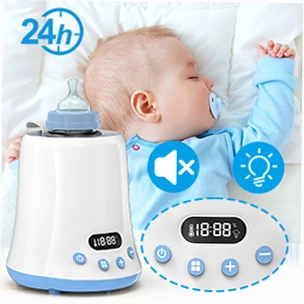 Eccomum Babyflaschenwärmer, schneller Milchwärmer mit LCD-Display und Timer, Flaschenwärmer, Babyflaschenwärmer, Reiseflaschenwärmer, USB