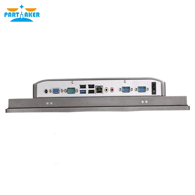 15-Zoll-TFT-Industrie-Panel-PC 10-Punkt-projektierter kapazitiver Touchscreen Intel J1800 J1900 i5 Frontplatte IP65 Lüfterloses VGA