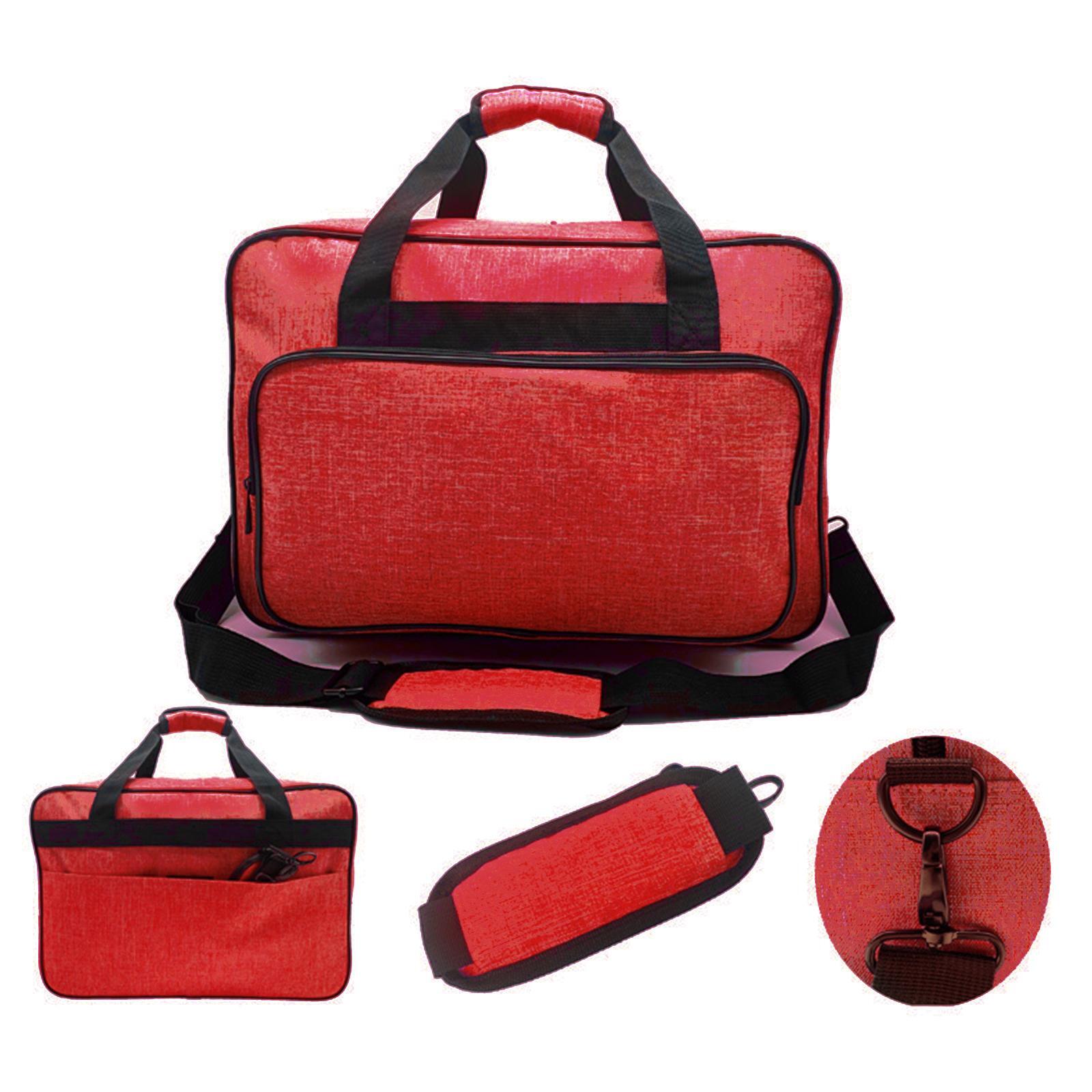 Premium Sewing Machine Carry Storage Bag Covers Nylon Student Home Red