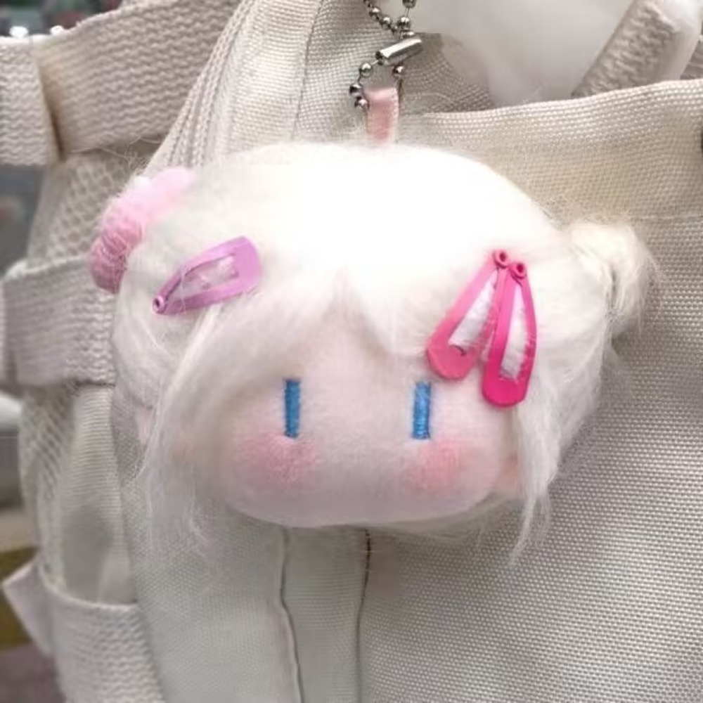 Плюшевая подвеска, милая кукла, мультяшный дизайн, кукла, девушка, голова