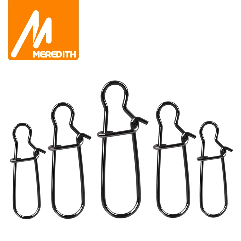Meredith 50 Con Thép Không Gỉ Câu Cá Đầu Nối Nhanh Móc Khóa Tích Tắc Xoay Vòng Kim An Toàn Khóa Hít Câu Cá Tiện Dụng Cụ Tích Tắc