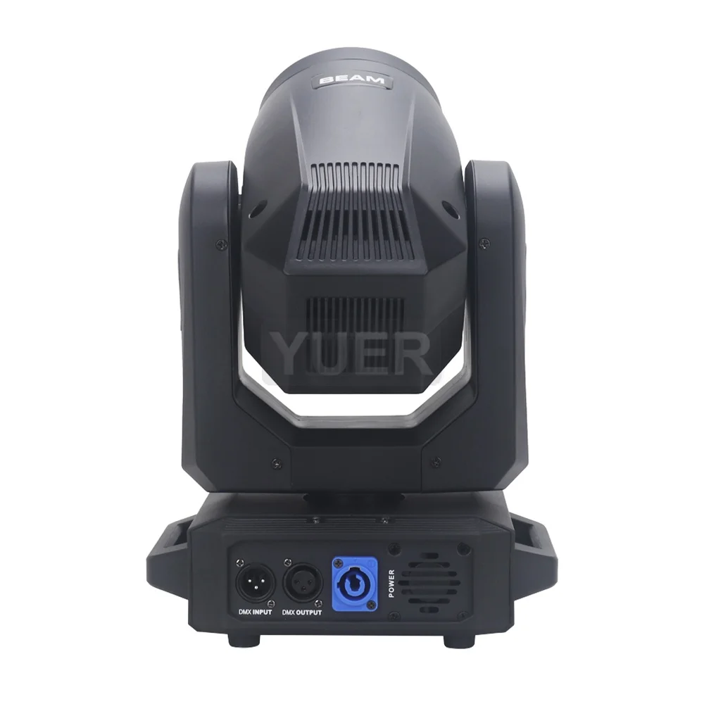 2 sztuk/partia LED z pierścieniem reflektor z ruchomą głowicą 200W wiązka + punkt + 18 obrotowych pryzmatów + efekt tęczy Dmx efekt światła scenicznego światło Disco Dj