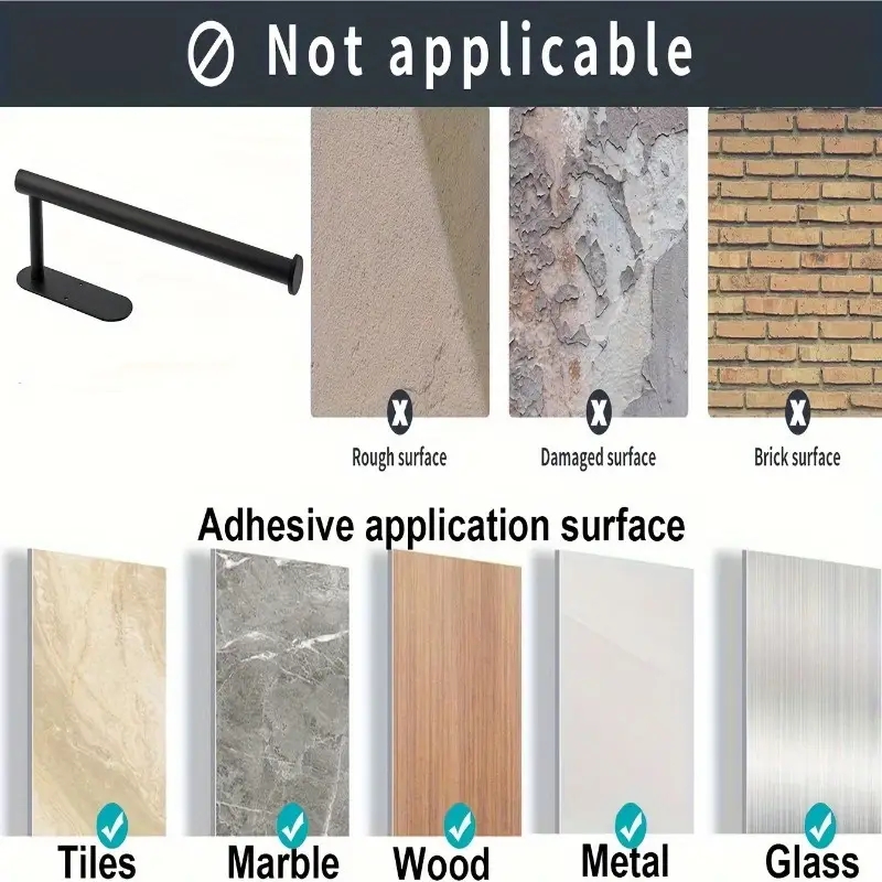 ASelf-Adhesive Paper Towel Holder for Kitchen Cabinet,Bathroom Tissue and Towel Holder,Plastic Wrap and Roll Paper Storage Rack