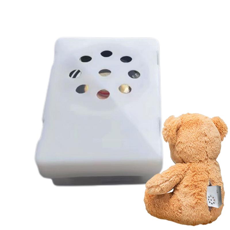 Gravador de Voz para Recheado, Mini Dispositivo De Gravação, Módulo De Som Para Boneca, Gravável, Inserir Brinquedo Quadrado