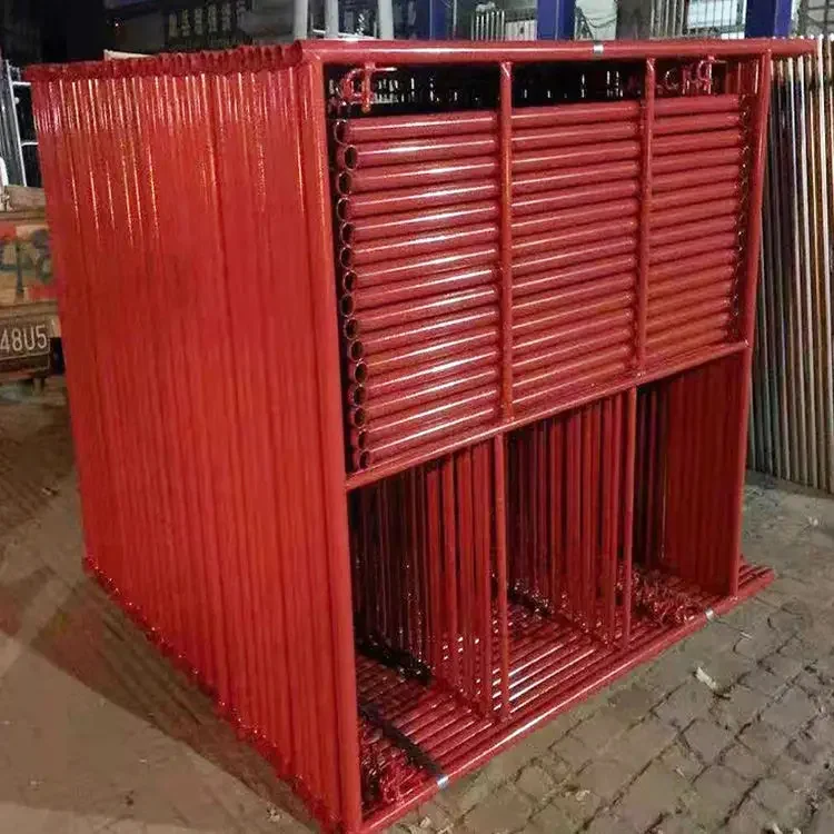 Welded Steel Scaffold Tubular Metal Scaffolding adjustable for Construction trabattello in alluminio ponteggio
