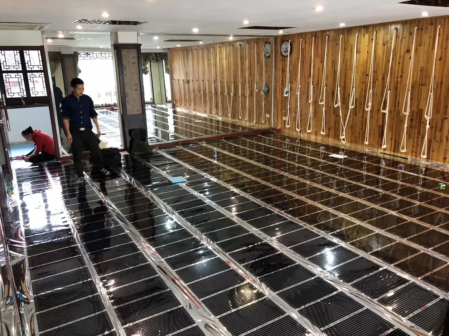 Обогреватель для пола, 220 В, 220 Вт, ширина 50-8 метров