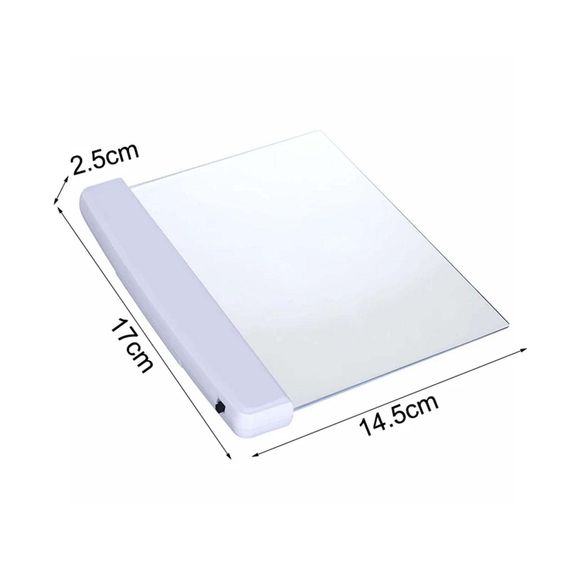 Luz LED para libros, Panel de placa plana para el cuidado de los ojos, luz marcapáginas, herramientas de estudio portátiles, iluminación de lectura de visión nocturna para cama de viaje en coche