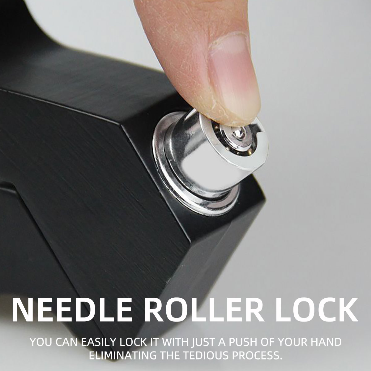 Motorcycle Handlebar Lock Security Anti-theft Handlebar Brake Motorcycle Scooter Handle Solid Lock With 2 Keys